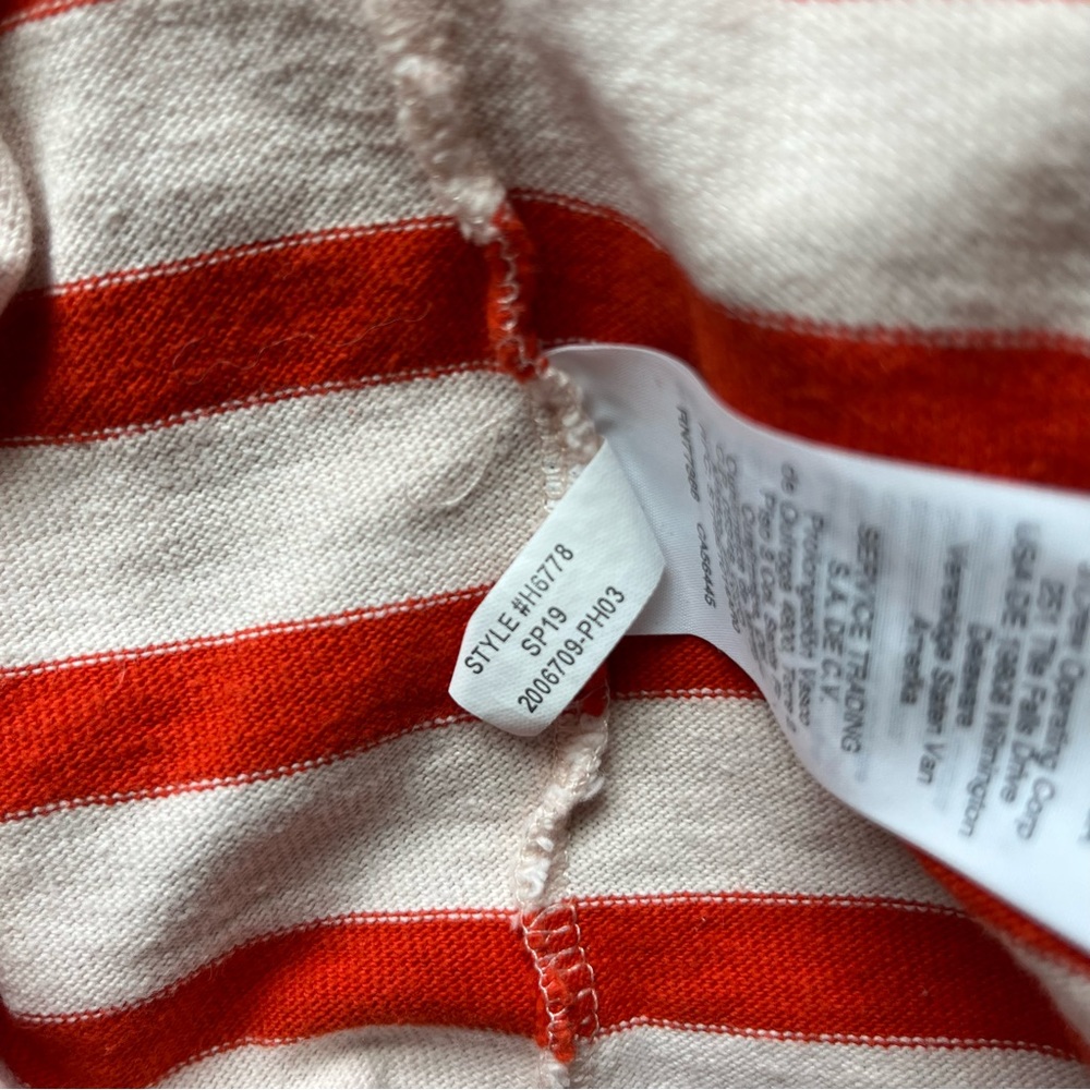 J. Crew Structured Stripe Tee In Subtle Pink And … - image 5